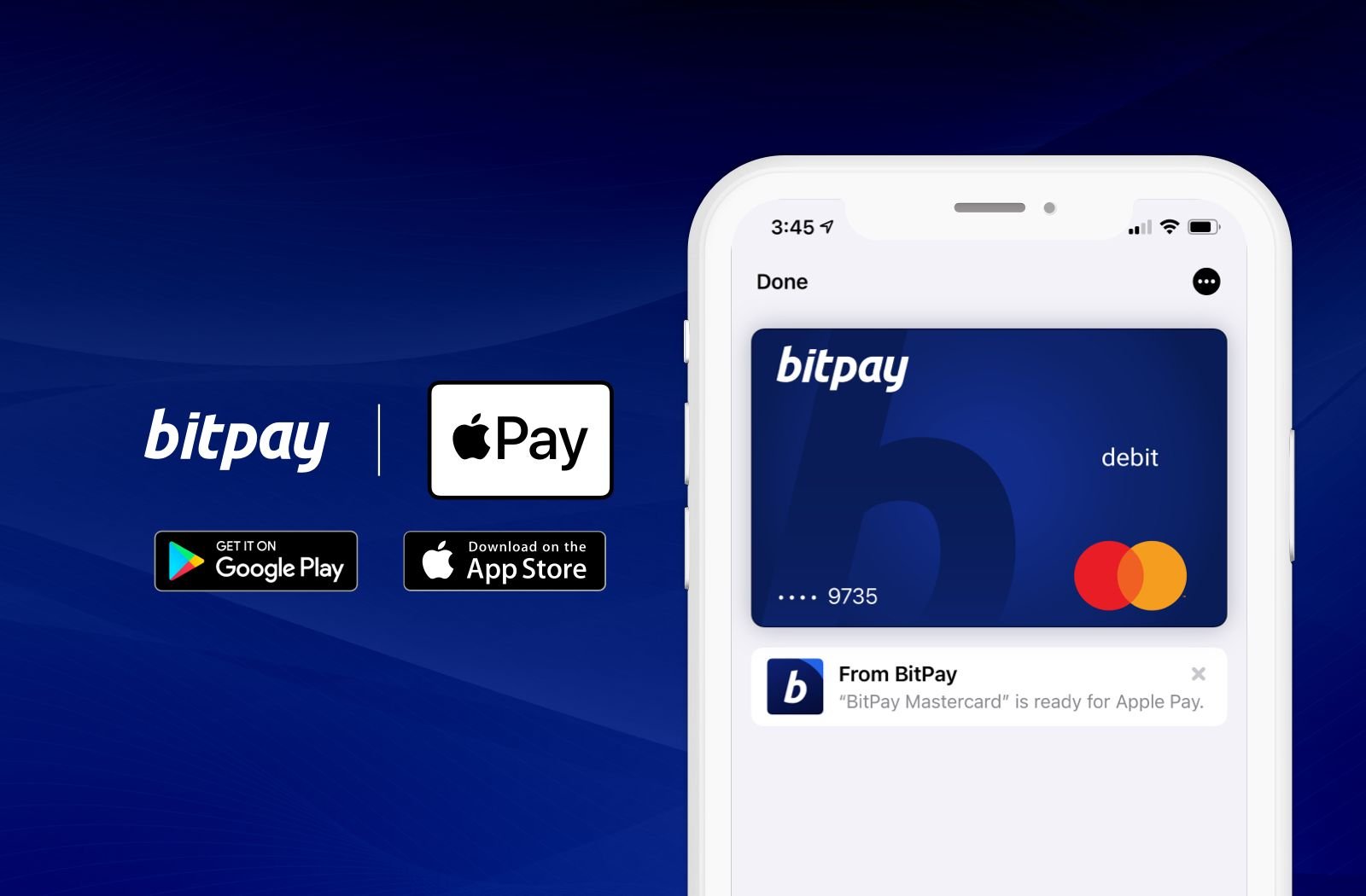 BitPay Adds Apple Pay Support for its Prepaid Mastercard