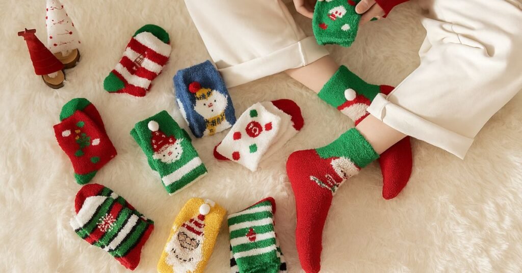 Wholesale Custom Christmas Socks