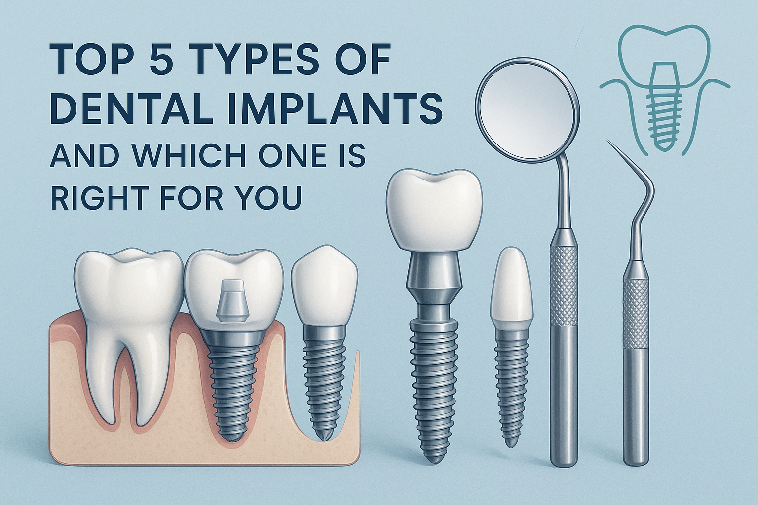 Top 5 Types of Dental Implants and Which One Is Right for You