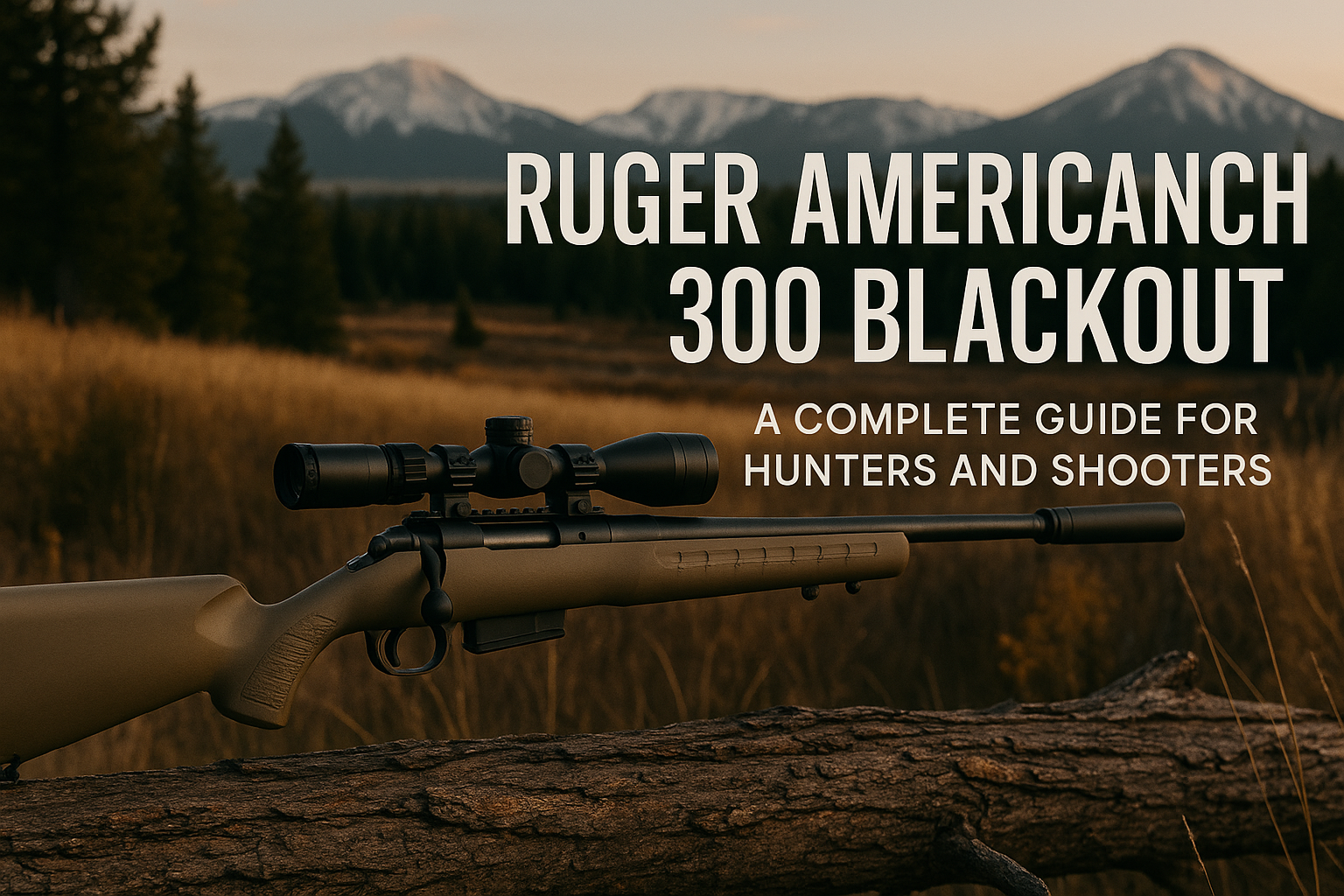 Ruger American Ranch 300 Blackout: A Complete Guide for Hunters and Shooters
